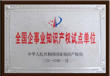 全國(guó)企事業(yè)知識(shí)產(chǎn)權(quán)試點(diǎn)單位